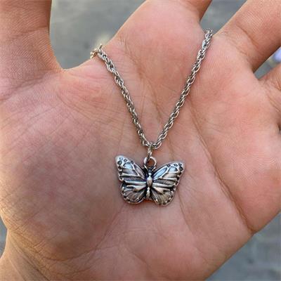 Basic Butterfly Zincirli Kolye 
