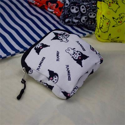 Beyaz Anime Kuromi Packet Kolaj Makyaj Çantası