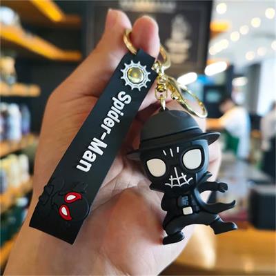 Siyah Spider Silikon Anahtarlık