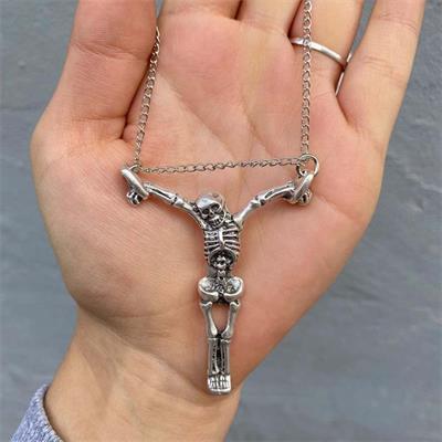 Chain Stretched Skeleton Zincirli Kolye