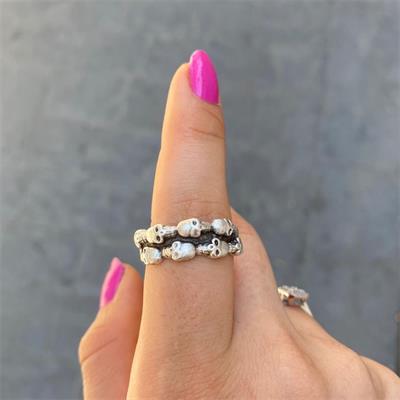 Chamber With Skull Ayarlanabilir Yüzük