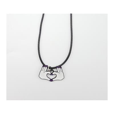 Couple Hand Heart Kolye