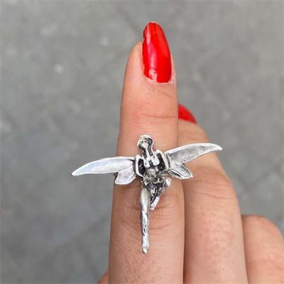 Fairy Girl Dragonfly Wings Yüzük 