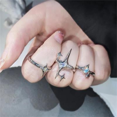 Galaxy Star Taşlı Üçlü Yüzük