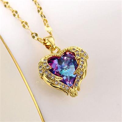 Gold Talisman Heart Kolye