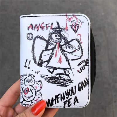 Gothic Vintage Preppy Kısa Cüzdan 