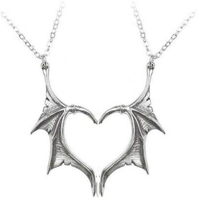 Gothic Wings Çift Kolye