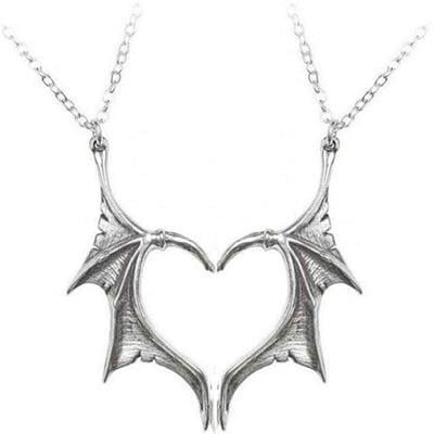 Gothic Wings Çift Kolye