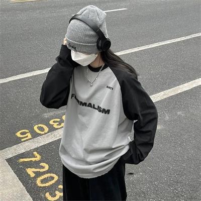 Gri Anti-Formalism Raglan Unisex Uzun Kollu Sweatshirt