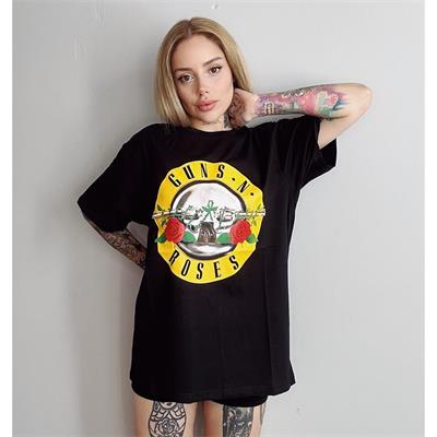 Guns N Roses Logo Siyah Unisex T-Shirt