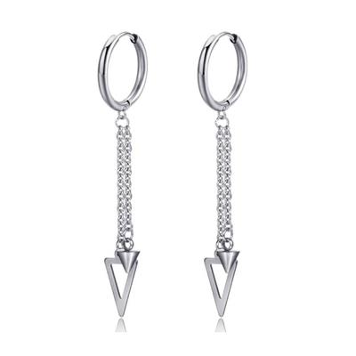 K-Pop Spike Üçgenli Tek Küpe