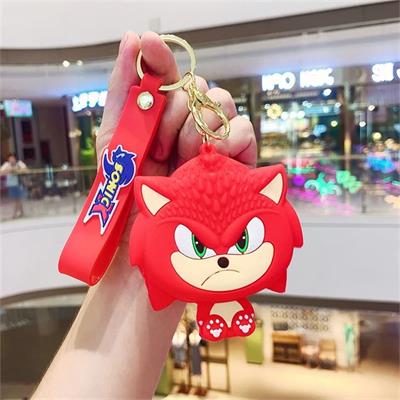 Kırmızı Sonic Boom Face Silikon Bozuk Para Cüzdanı