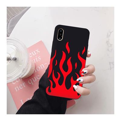 Kırmızı Thrasher Siyah Iphone Telefon Kılıfları