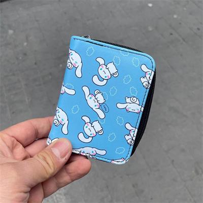 Mavi Anime Fantasy Magic Melody : Cinnamoroll Kolaj Kısa Cüzdan