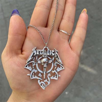 Metallica Gothic Skull Kolye