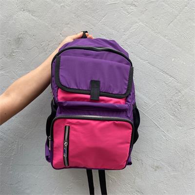 Mor - Pembe Dört Gözlü Suluk Bölmeli Sırt Çantası