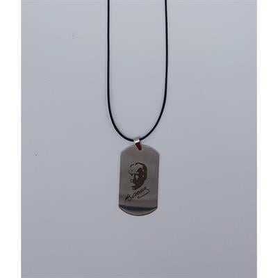 Mustafa Kemal Atatürk Resimli Künye Kolye