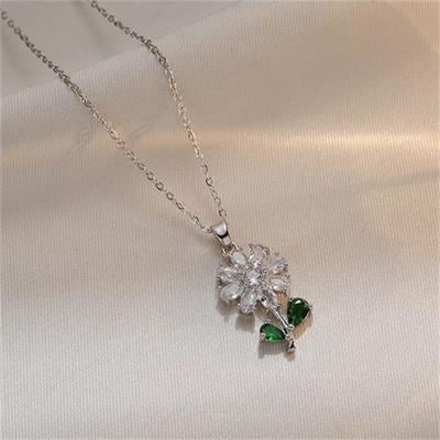 Papatya Zincirli Kolye