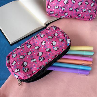 Pembe Hello Kitty Peace Kolaj Kalemlik