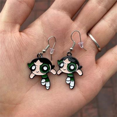 Powerpuff Girls - Buttercup Küpe