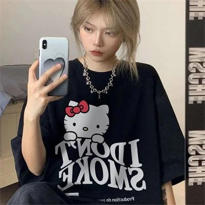 Siyah Hello Kitty - I Dont Smoke Unisex T-Shirt