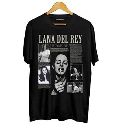Siyah Lana Del Rey - Mix Cigarette Unisex T-Shirt