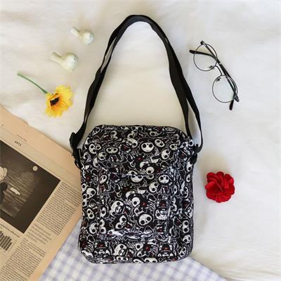 Siyah Red Heart Kolaj Çapraz Çanta