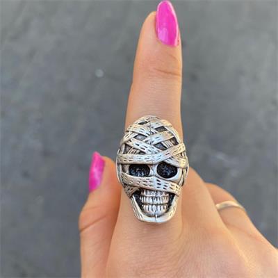 Skeleton Mummy Ayarlanabilir Yüzük