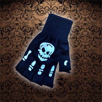 Skull And Bone Kesik Parmak Unisex Eldiven