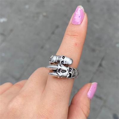 Skull And Claw Yüzük