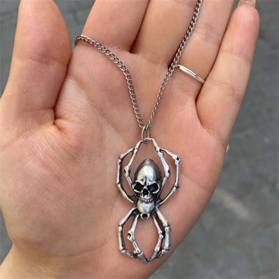 Skull Spider Kolye 