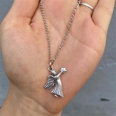 Starry Baby Angel Zincirli Kolye