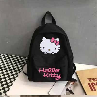 Suluklu Hello Kitty Head Okul Sırt Çantası