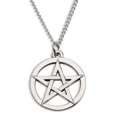 Supernatural - Yuvarlak Pentagram Kolye