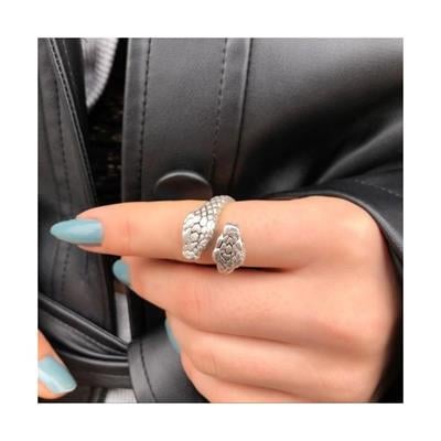 Two Heads Snake Ayarlanabilir Yüzük