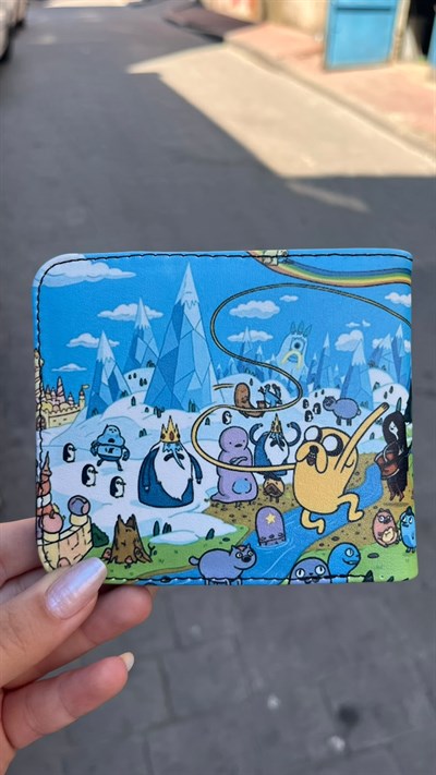 Adventure Time Ooo Diyarı Finn and Jack Erkek Cüzdan