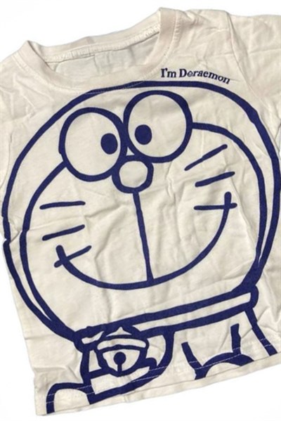 Beyaz Doraemon Unisex T-Shirt