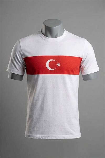 Beyaz Nostajik Türkiye Unisex Forma