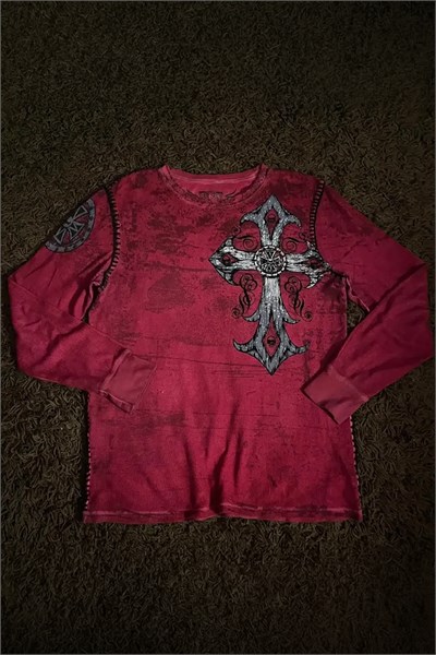 Bordo Redenption Gotik Wings Y2K Unisex Sweatshirt