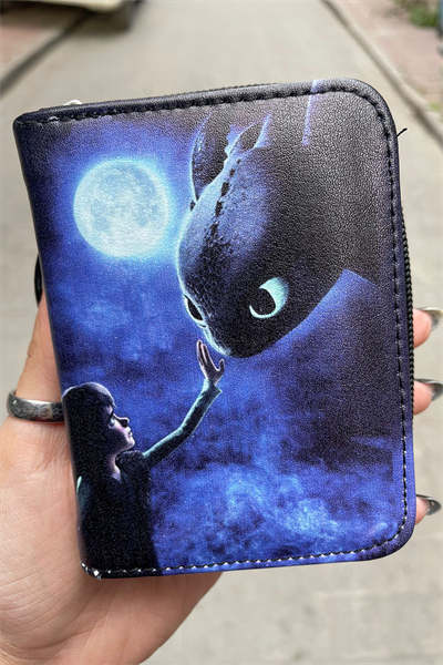 Ejderhanı Nasıl Eğitirsin Hıçkıdık ve Dişsiz Ay Işğında Art Kısa Cüzdan