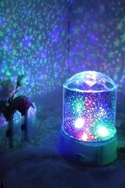 Gökyüzü Yansıtmalı Cam Çerçeveli Gece Lambası