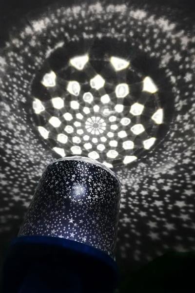 Gökyüzü Yansıtmalı Cam Çerçeveli Gece Lambası