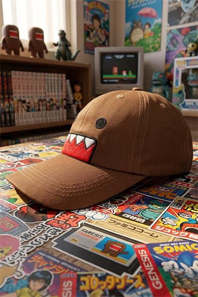 Kahverengi Domo Kun Baseball Şapka