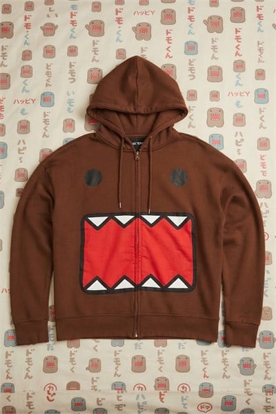 Kahverengi Domo Kun Y2K Unisex Hırka