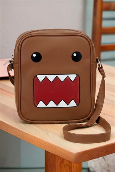 Kahverengi Domo Kun Yan Çanta