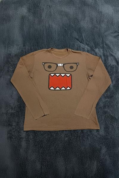 Kahverengi Panic Caricature Unisex Sweatshirt