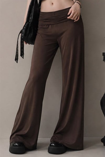 Kahverengi Subdued Yoga Pantolonu