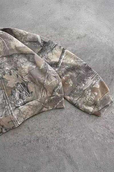 Kamuflaj Outdoor Unisex Kapüşonlu Hırka