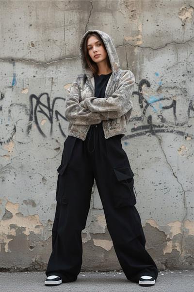 Kamuflaj Outdoor Unisex Kapüşonlu Hırka