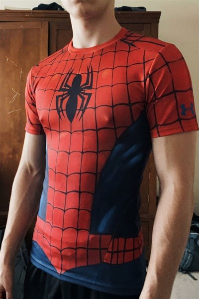 Kırmızı Spider-Man Fit Unisex T-Shirt